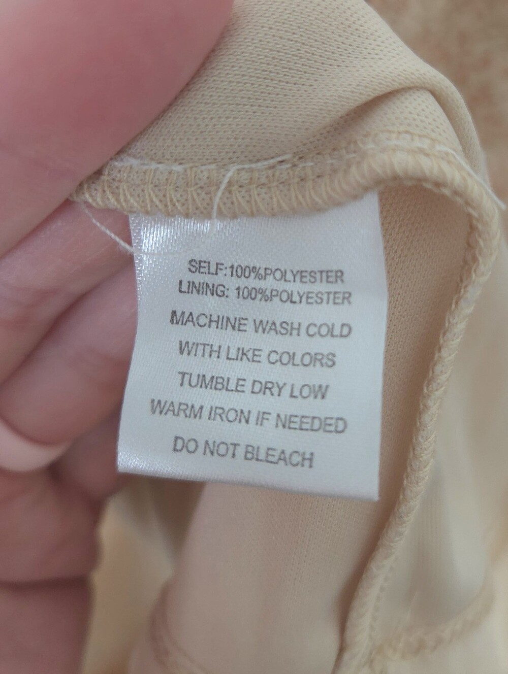 Indigo Rose Smocked Floral Dress in Peach/Cream. Size M. #SW - Picture 6 of 7